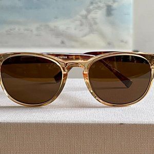 John Varvatos V774 Polarized Sunglasses, Vintage Yellow, pre-owned